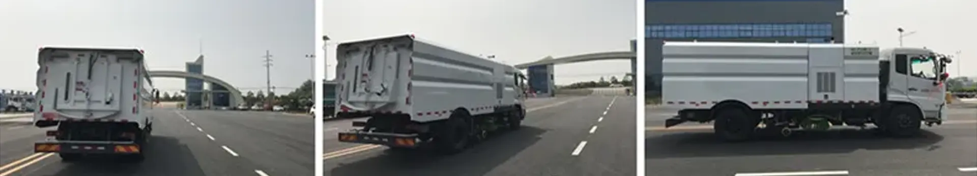 Road sweeper truck  Key Features