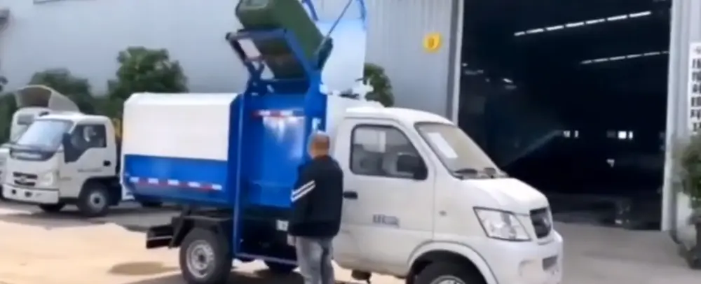 Side Loader Garbage Truck Video