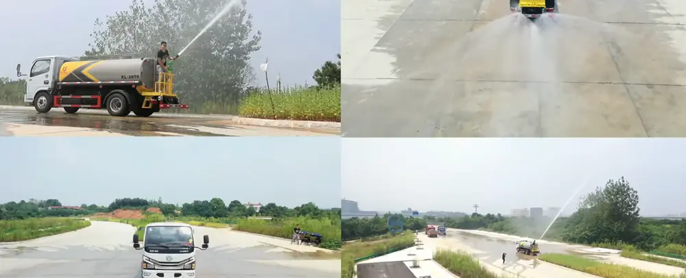 Water tank truck Video