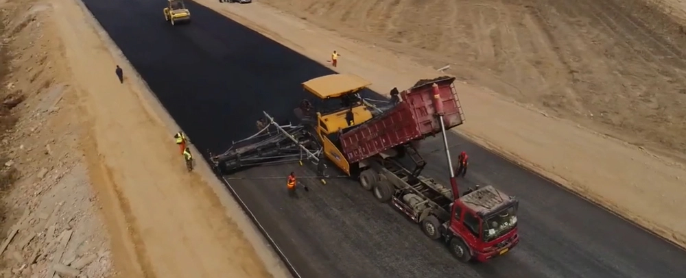 Asphalt Paver Video