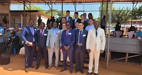Ceremony to Honor the Central African Management Team